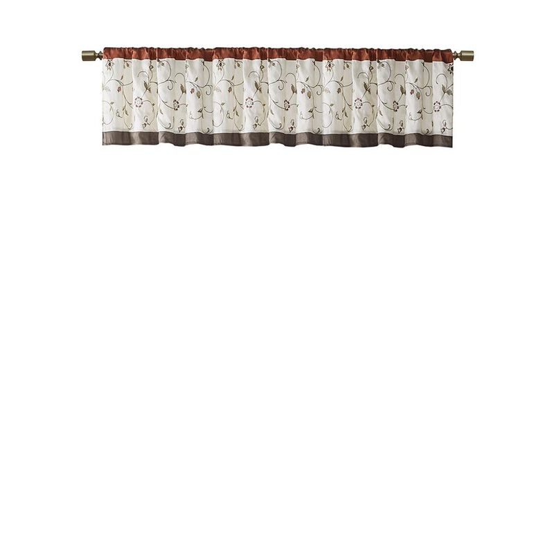 Belen Kox Serene Embroidered Window Valance, Belen Kox