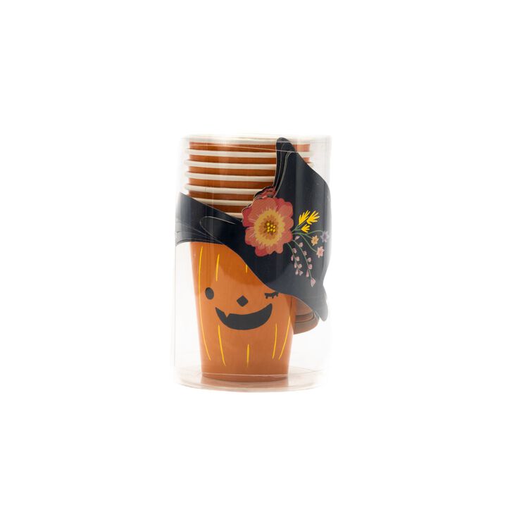 Ma Fete Halloween Paper Cups With Sleeves