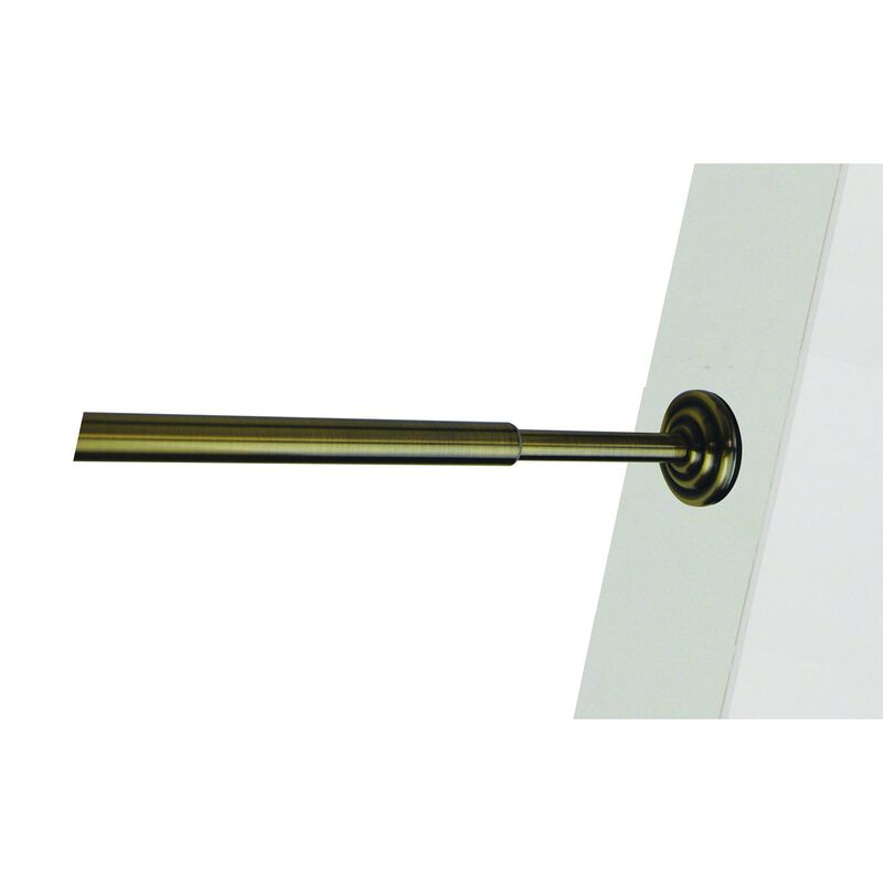 Versailles 1/2" Diameter Mini Tension Rod - 36x54", Antique Brass