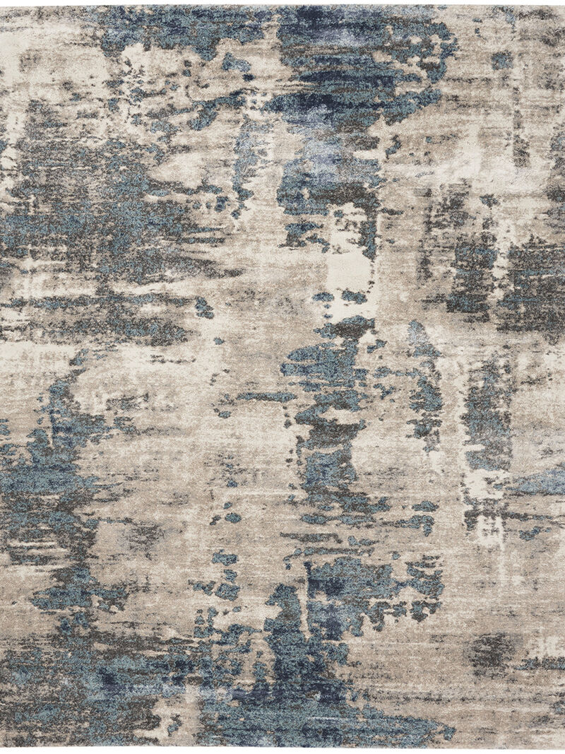 American Manor AMR04 Ivory/Blue 7'10" x 9'10" Rug