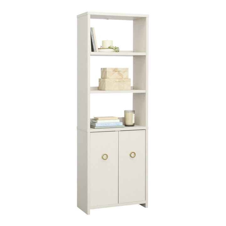 Grand Coast 5-Shelf Bookcase with Doors