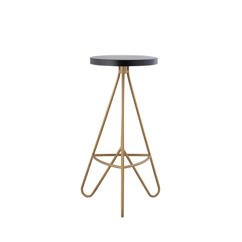 Trinity 30" Modern Industrial Iron Tripod Backless Bar Stool
