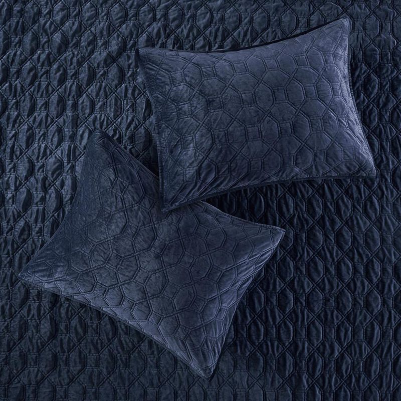 Belen Kox Velvet Quilted Coverlet Set, Belen Kox