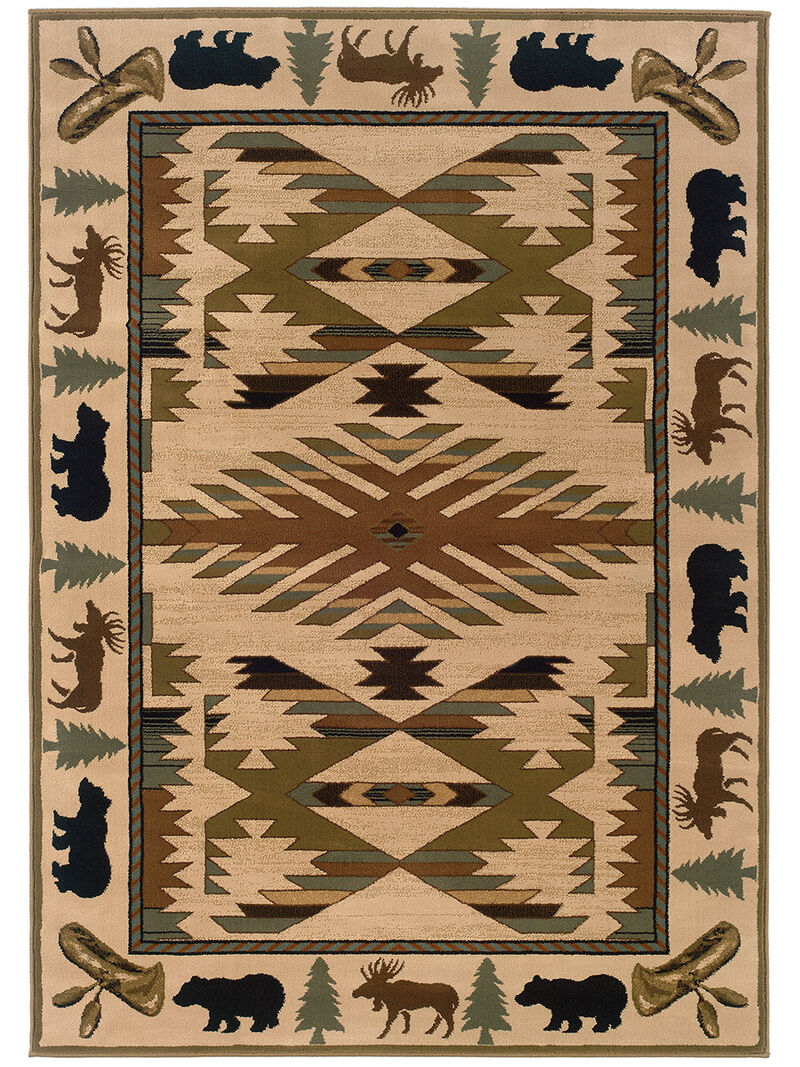 Hudson 1'10" x 3'3" Ivory Rug
