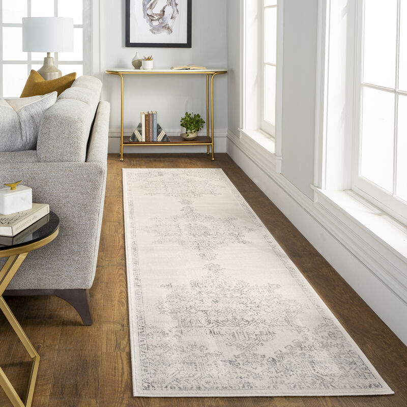 Roma ROM-2322 9' x 12'3' Gray Rug
