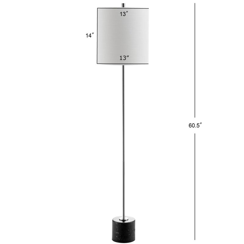 Levitt Marble/Metal LED Floor Lamp
