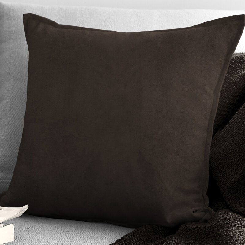 6ix Tailors Fine Linens Vanessa Chocolate Decorative Throw Pillows