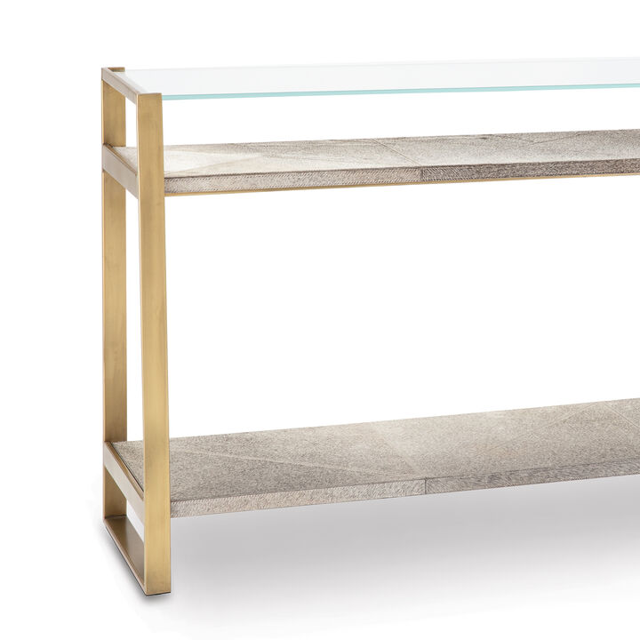 Andres Hair on Hide Console Table