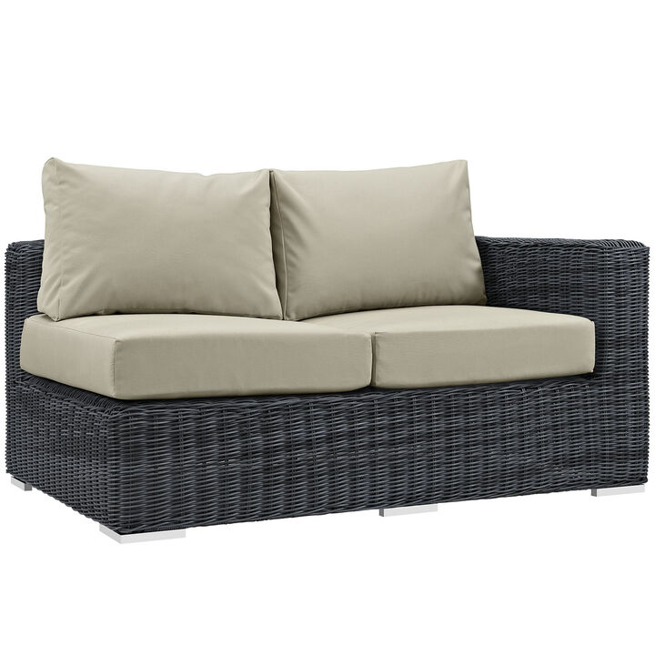 Modway - Summon Outdoor Patio Sunbrella® Right Arm Loveseat
