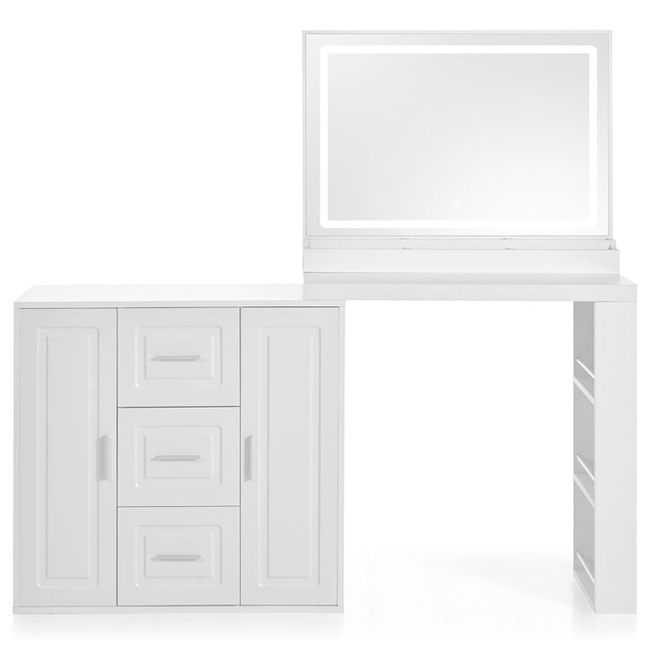 Merax Makeup Vanity Desk with Mirror for Bedroom