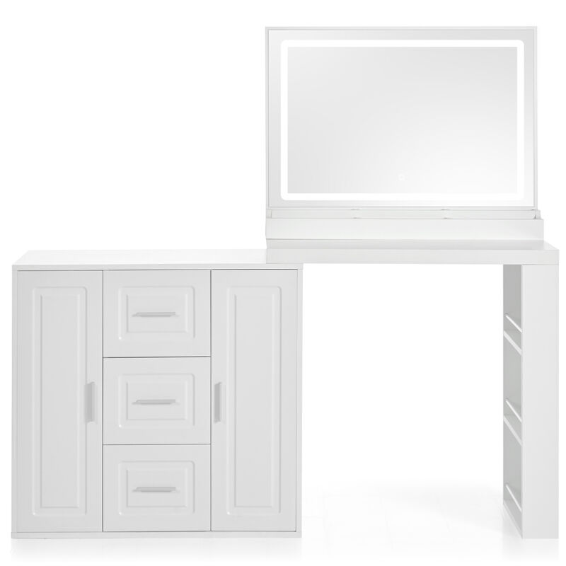 Merax Makeup Vanity Desk with Mirror for Bedroom