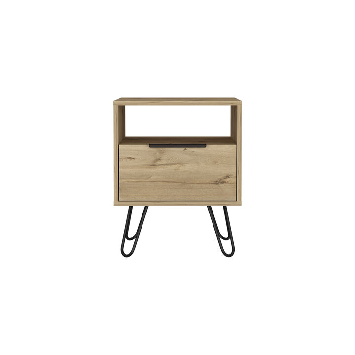 Nightstand Skyoner, Bedroom, Light Oak