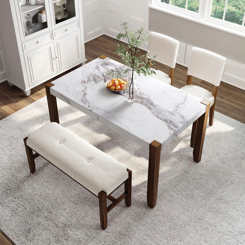 Merax 4-Piece Modern Dining Furniture Set