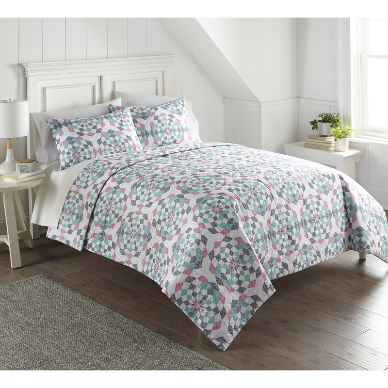 Seersucker 6-in-1 Quilt Set Americana Stripe
