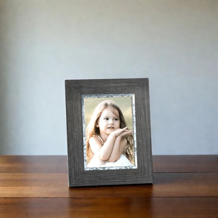 Weathered Grey 4" x 6"  Wood Frame