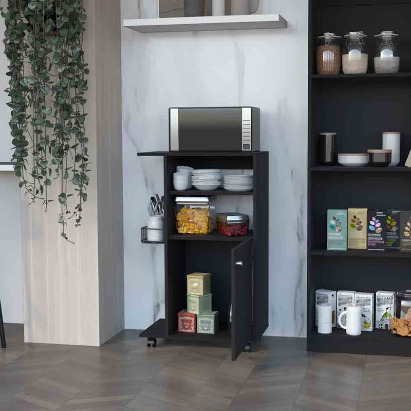 Kitchen Cart Kryot, Kitchen, Black