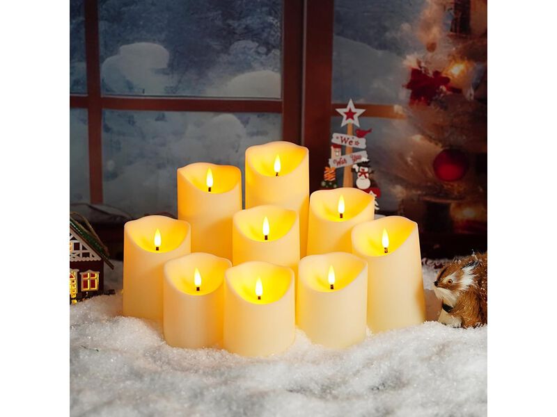 Eebuss Flameless Candles, LED Candles,Plastics Realistic Candle
