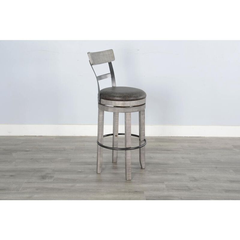 Sunny Designs Bar Swivel Barstool, Cushion Seat
