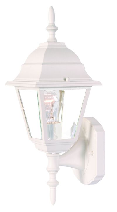 Hivvago Distressed White Swing Arm Outdoor Wall Light
