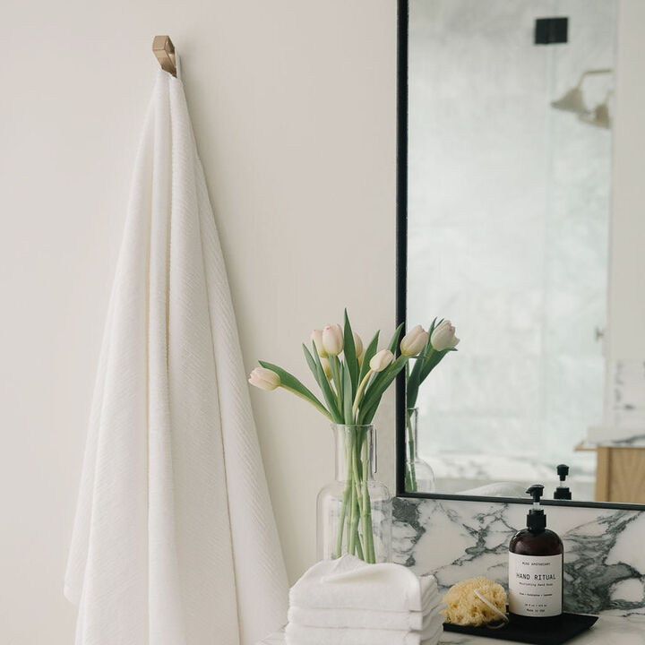 Ribbed Terry Bath Sheets