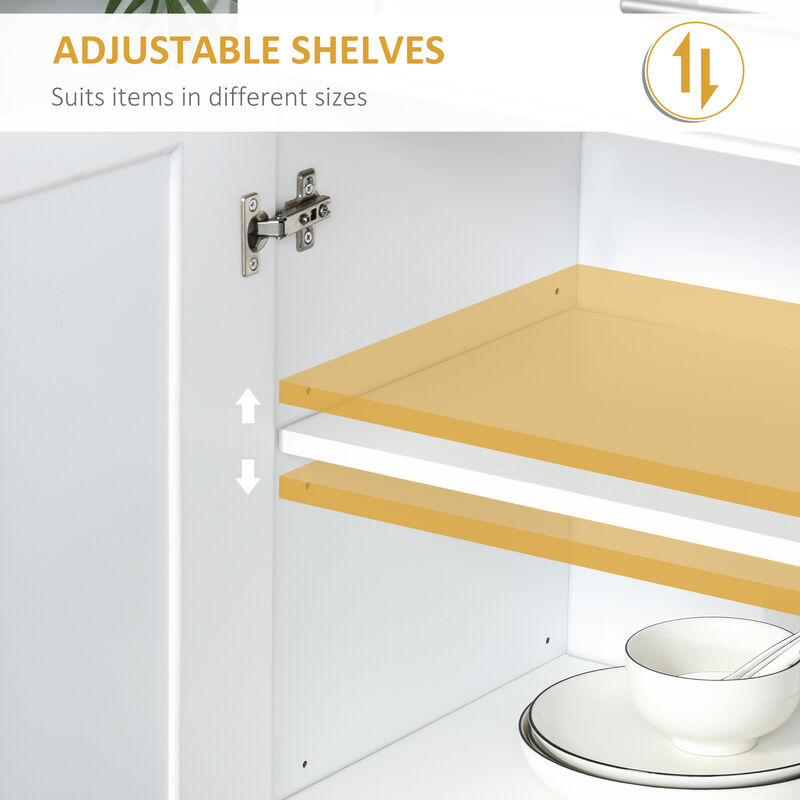 Modern Storage Organizer with Bar Tabletop and Center Console