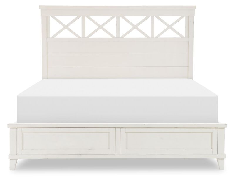 XXX's and OOO's Queen Panel Bed