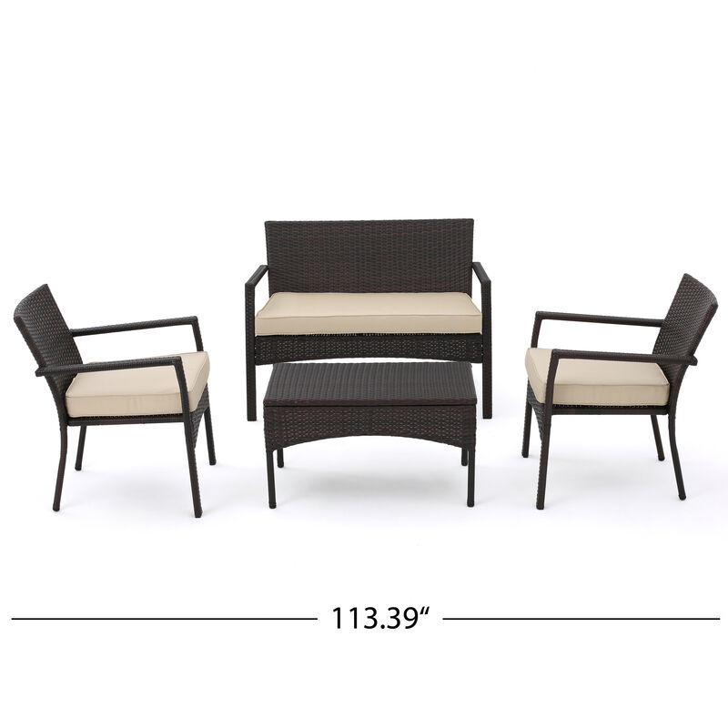 Chic and Cozy Chat Set Modern Elegance for Your Patio