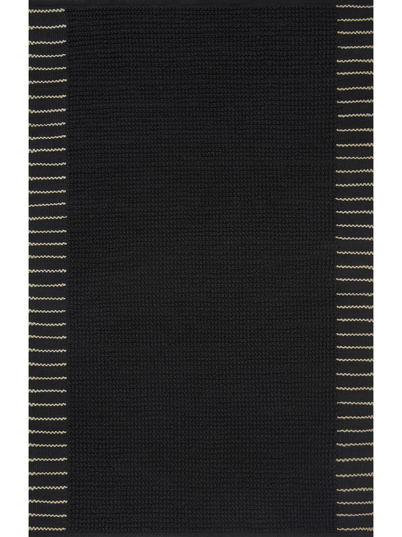 Sadie SAD01 Black 3'6" x 5'6" Rug