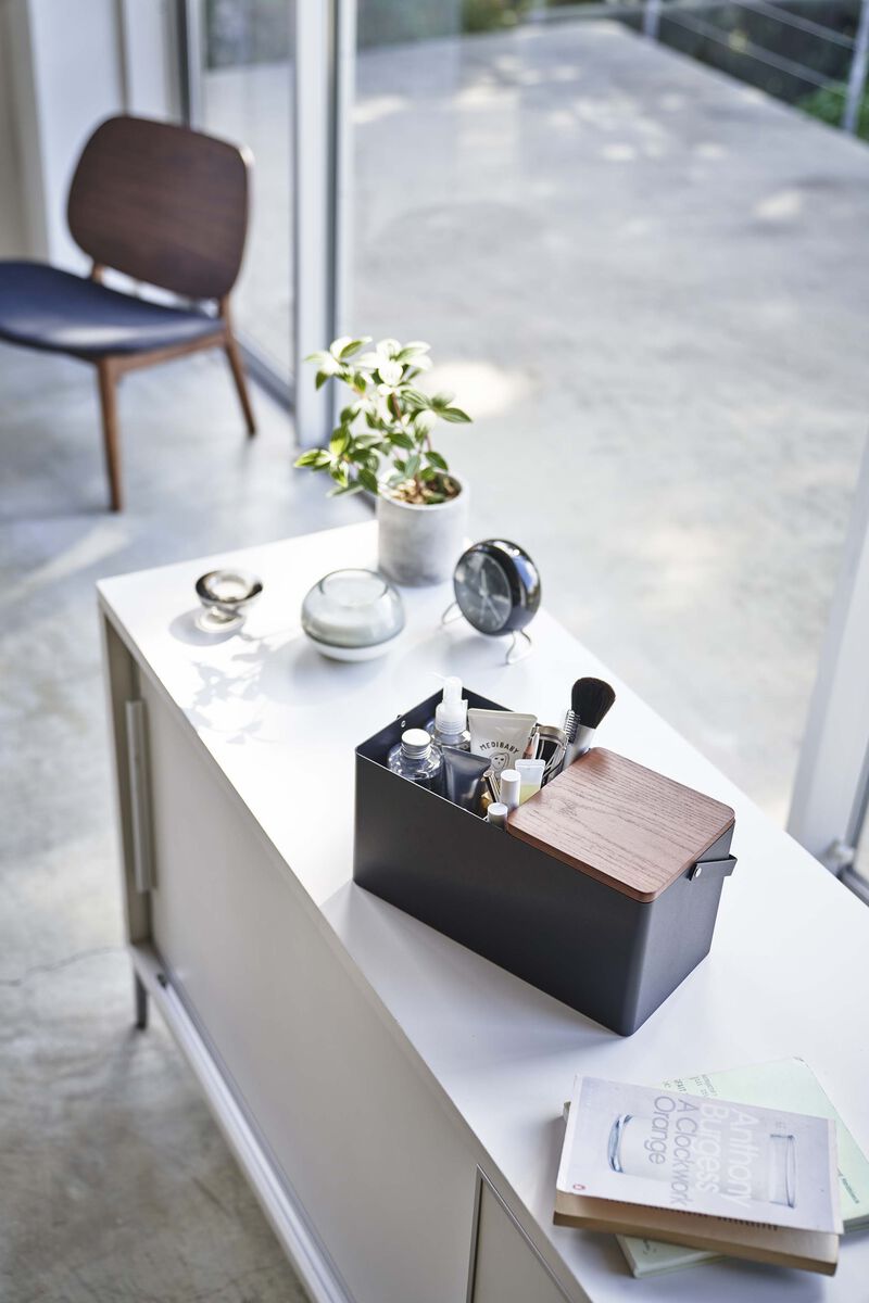 Makeup Organizer with Mirror