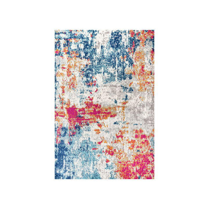 Sunset Modern Abstract Area Rug