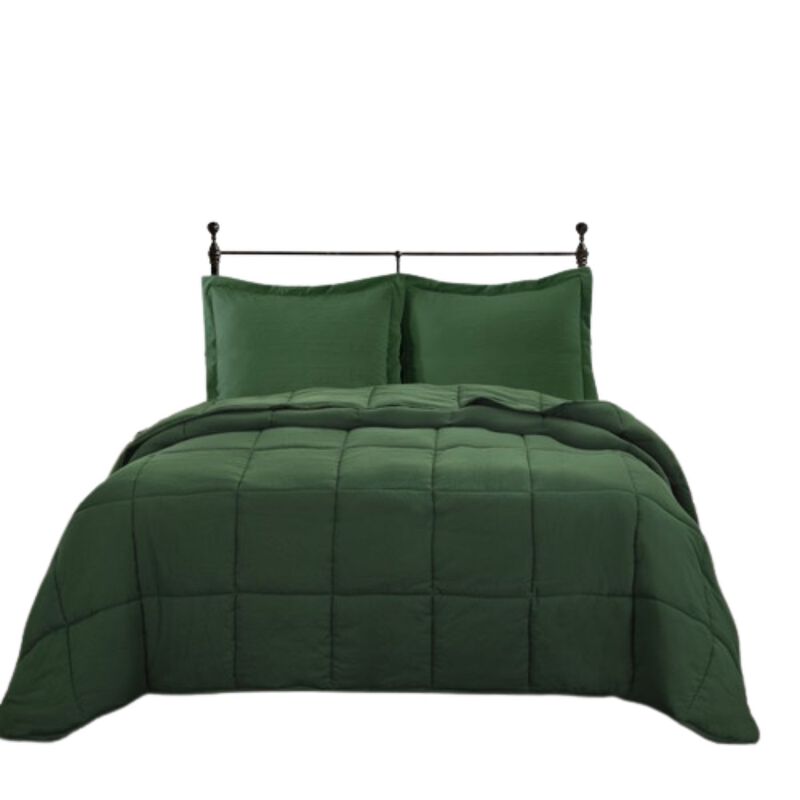Hivvago 3 Piece Microfiber Reversible Comforter Set