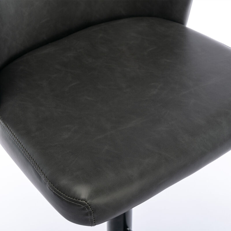 Set of 2 Modern Adjustable Swivel Bar Stools