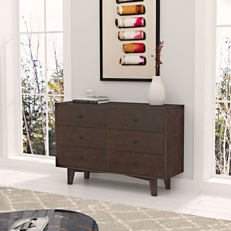 Solid Wood Spray-Painted Drawer Dresser Bar, Buffet Tableware Cabinet Lockers