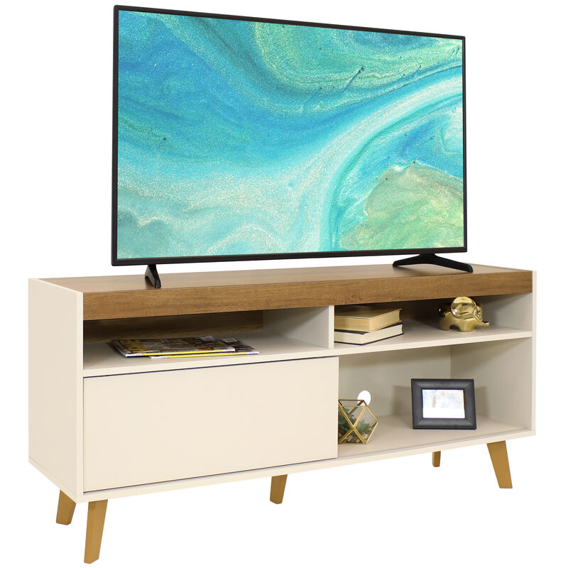 Sunnydaze Mid-Century Modern TV Stand Console for 58" TV