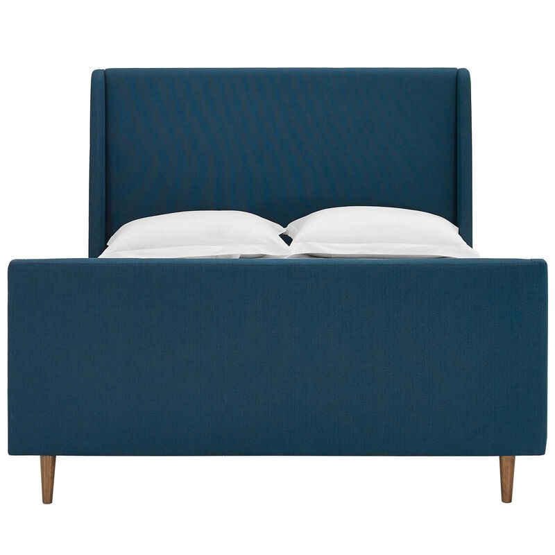 Modway - Aubree Queen Upholstered Fabric Sleigh Platform Bed