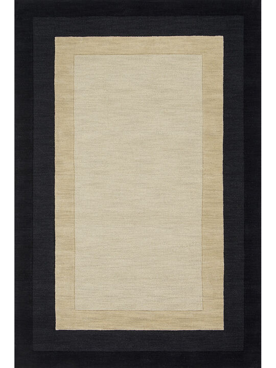 Hamilton HM01 Ivory/Charcoal 3'6" x 5'6" Rug
