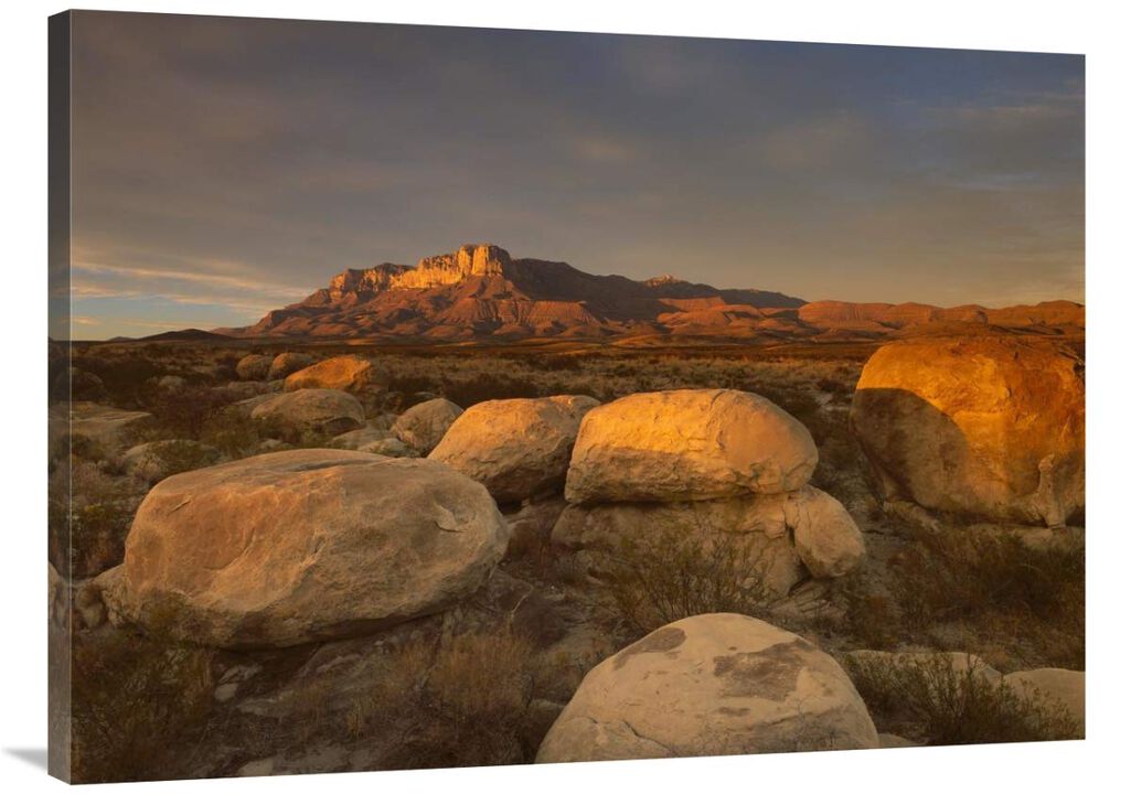 El Capitan, Guadalupe Mountains National Park, Texas-Canvas Art-40x30