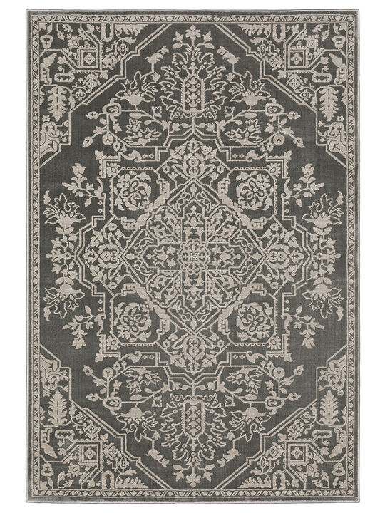 Intrigue 3'10" x 5'5" Beige Rug