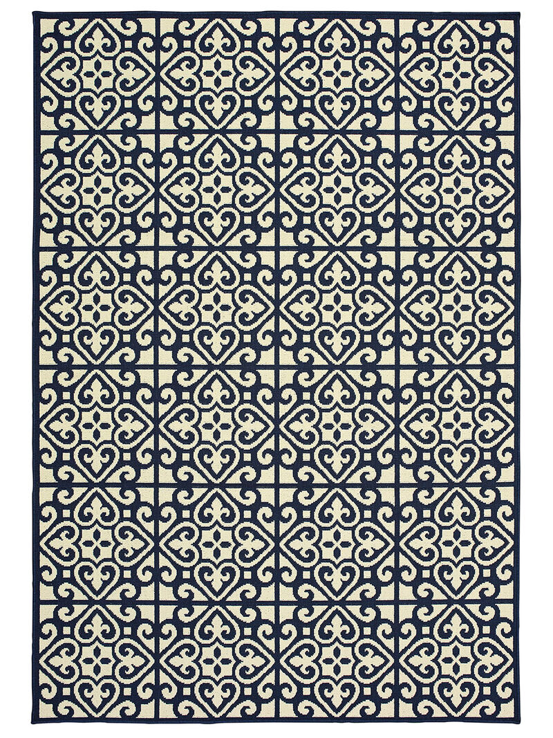 Marina 3'7" x 5'6" Ivory Rug