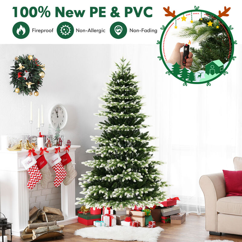 Hinged Christmas Tree with Remote Control