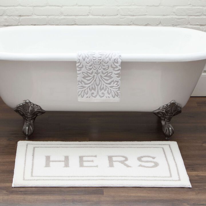 Hers Flint 1' 8" x 2' 10" Bath Mat