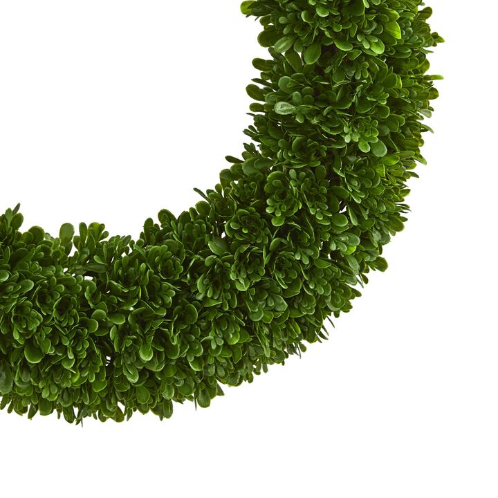 Hivvago 19.5" Tea Leaf Wreath UV Resistant (Indoor / Outdoor)