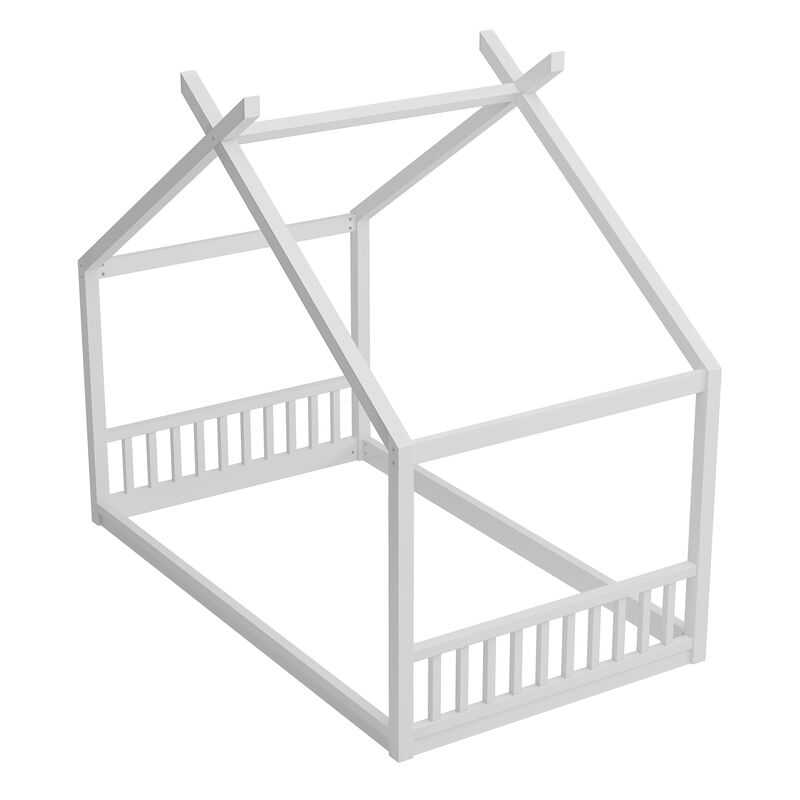 Merax Montessori Style House Floor Bed