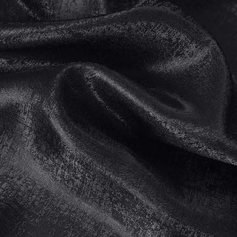 Olivia Gray Roxy Two Tone Jacquard Grommet Single Panel - 54x90", Black