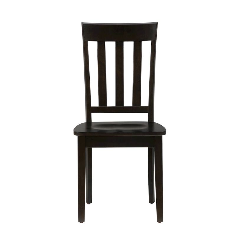 Jofran Simplicity Solid Wood Classic Slat Back Dining Chair (Set of 2)