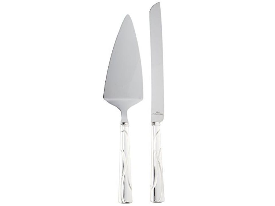 Lenox Adorn Cake Knife & Server Set, Silver