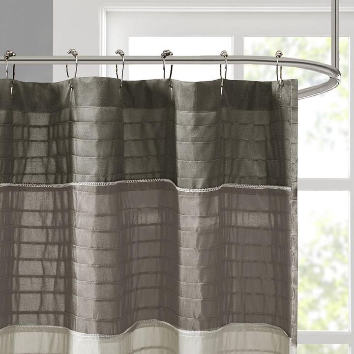 Belen Kox Classic Dupioni Faux Silk Shower Curtain, Belen Kox