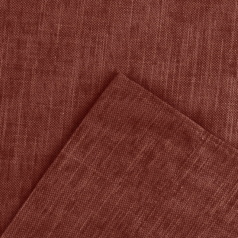 Ellis Curtain Lisa Solid Color Poly Cotton Duck Fabric Tailored Tier