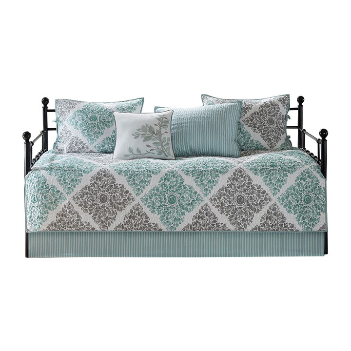 Gracie Mills Mitchell 6-Piece Reversible Daybed Bedding Set