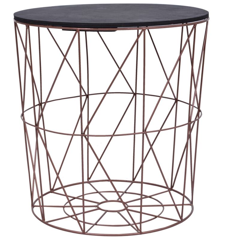 vidaXL Coffee Tables 3 pcs Copper